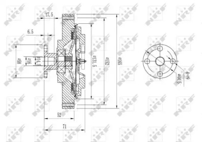 WILMINK GROUP wg1721032 -  Сцепление, вентилятор радиатора